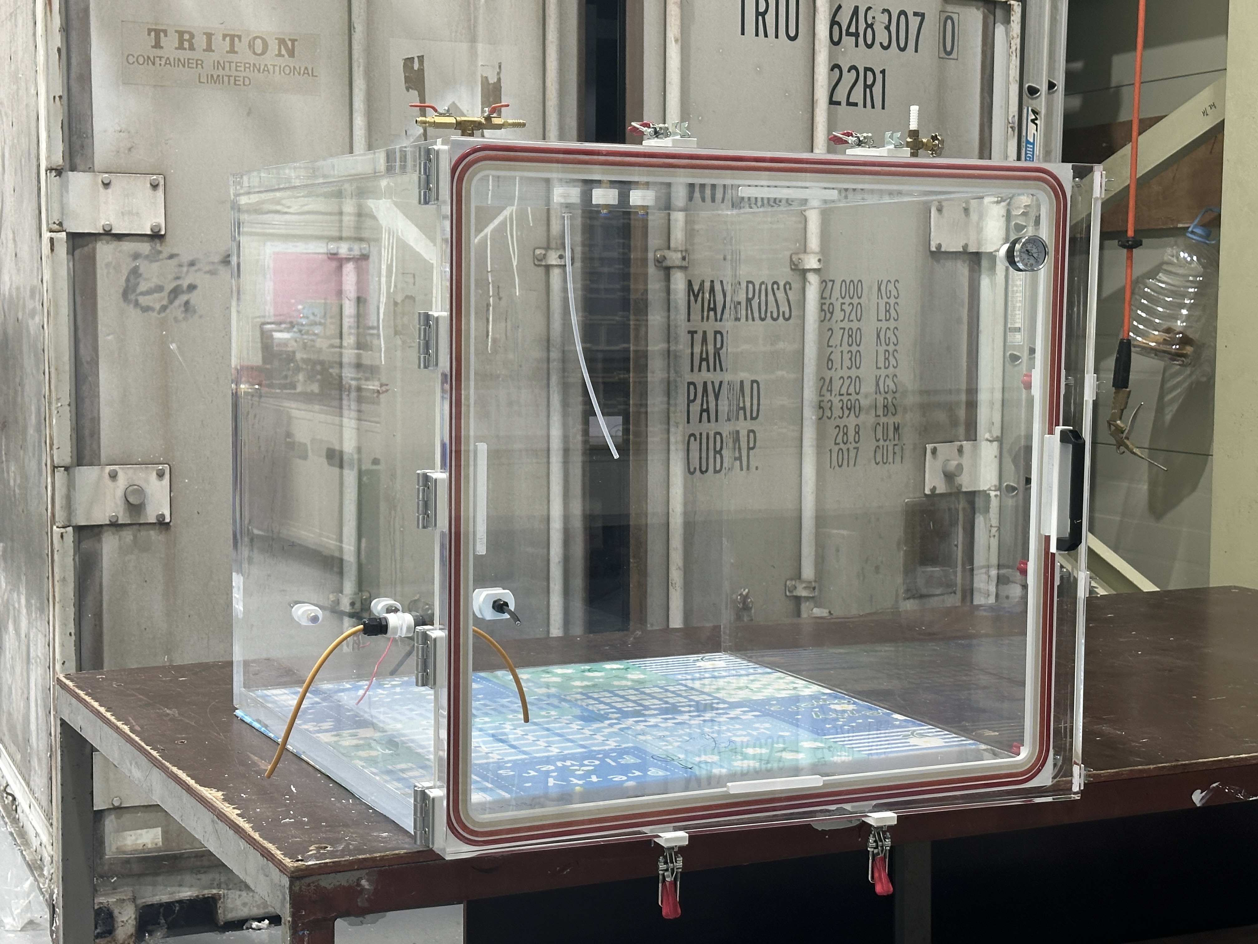 대형 아크릴 고압챔버 제작