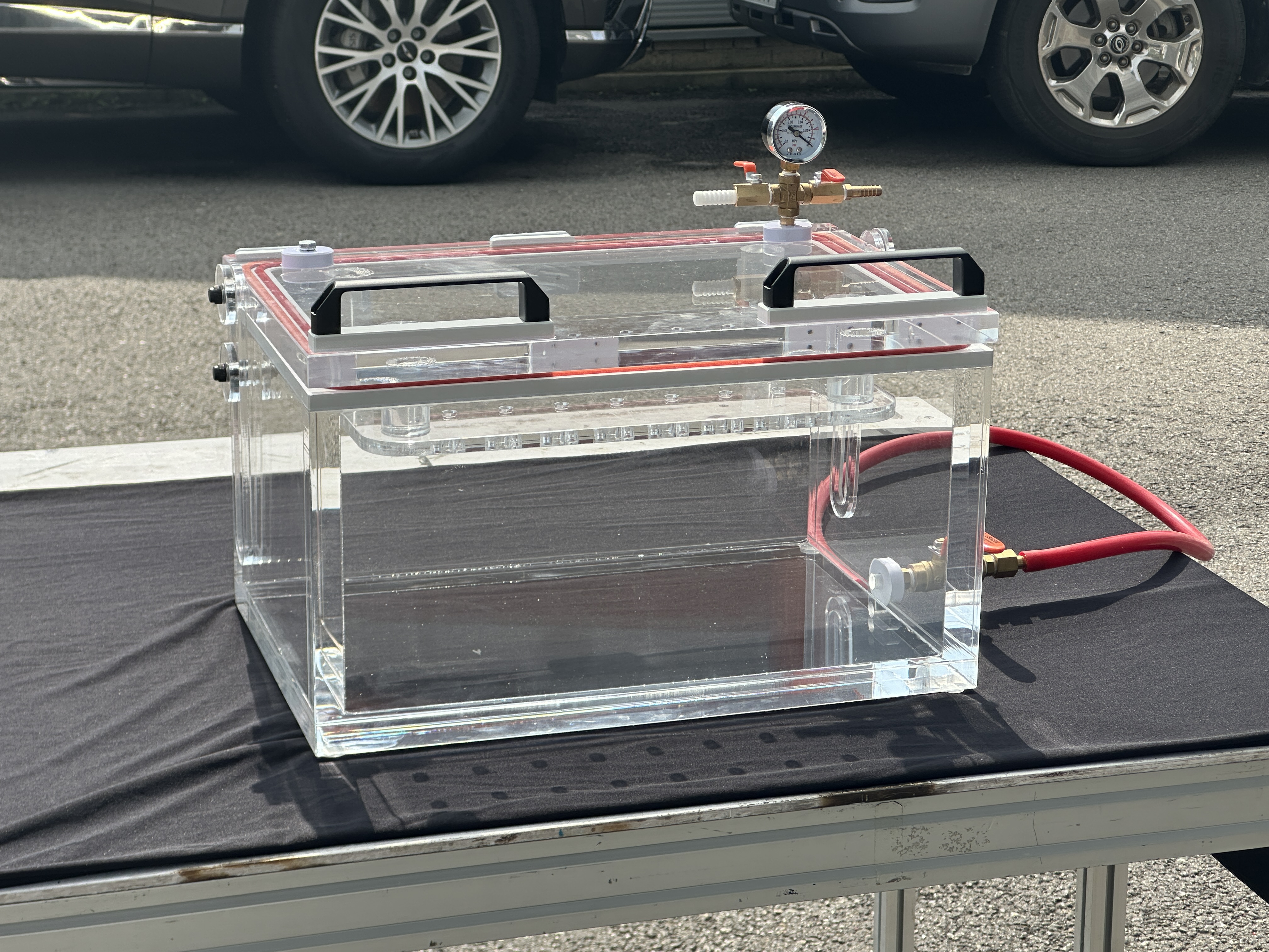 누름판 사양 아크릴 밀폐 챔버