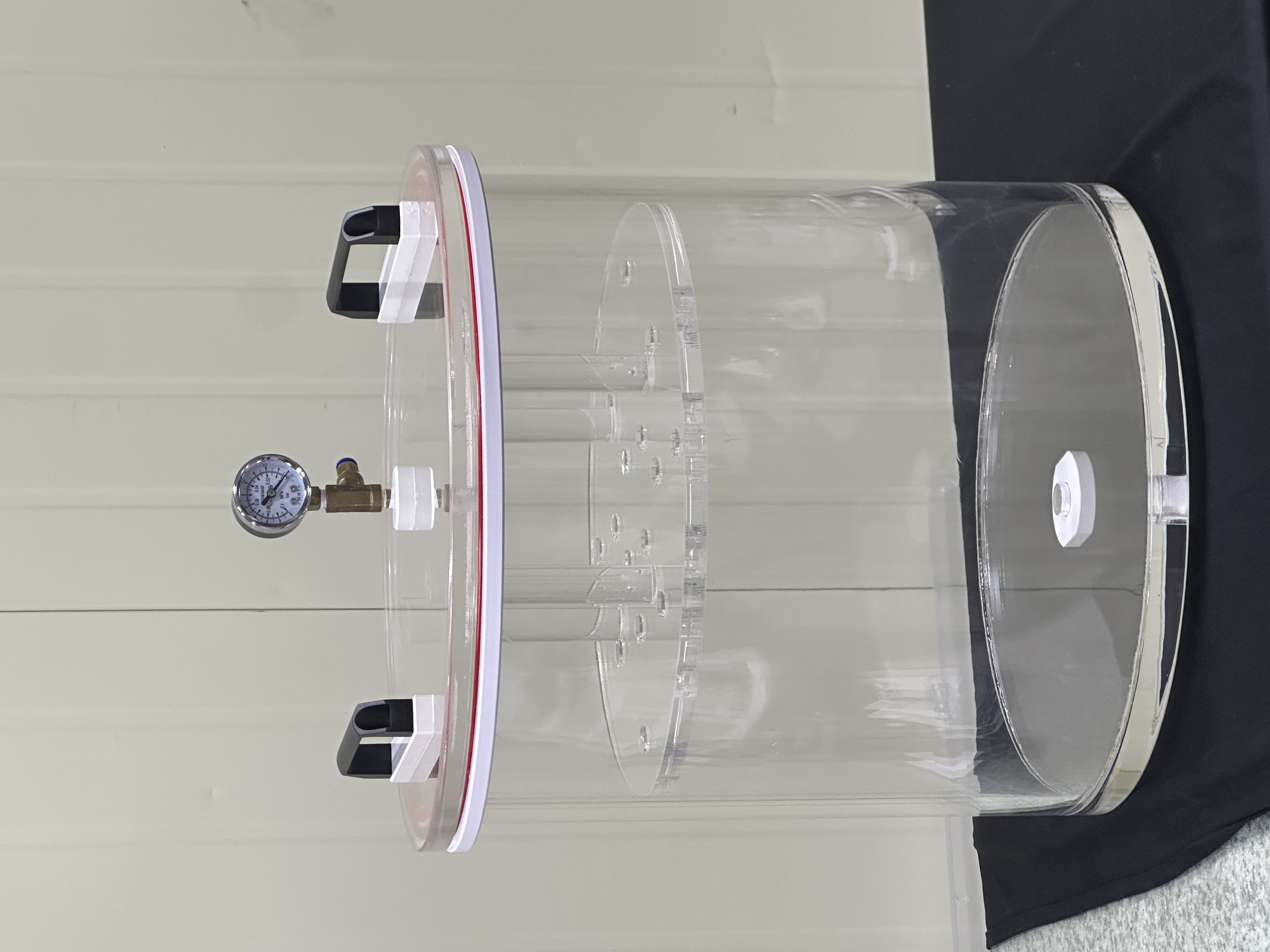 원통 아크릴 밀폐 챔버 제작